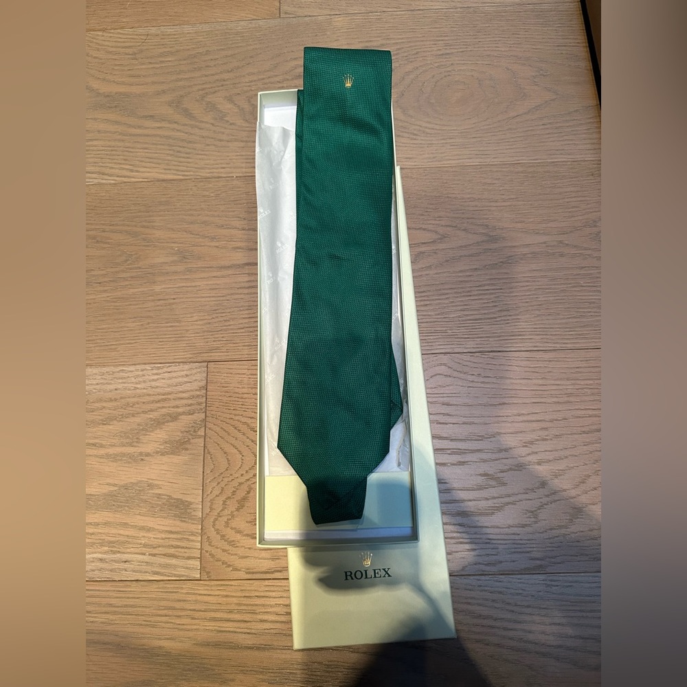 Rolex silk tie